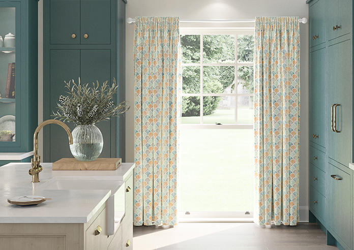 Foxley Faux Silk, Nautilus - Made to Measure Curtain - Image 3